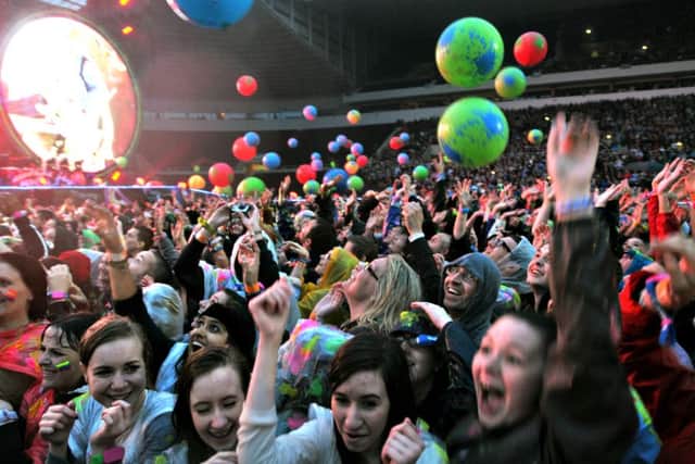The Coldplay crowd