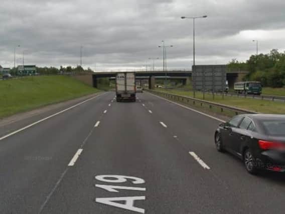 The A19 southbound at the A1032 junction. Picture from Google Images.