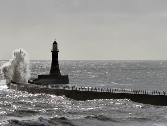 Big waves are expected to hit Roker seafront.