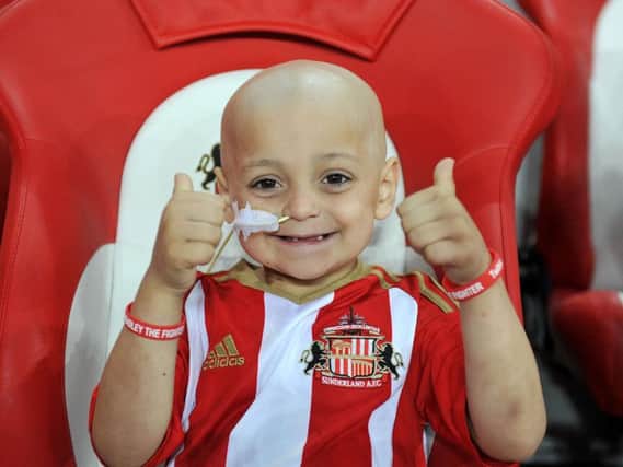 Bradley Lowery is set to be a mascot for Everton FC.