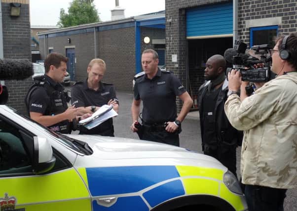 Filming for Police Interceptors