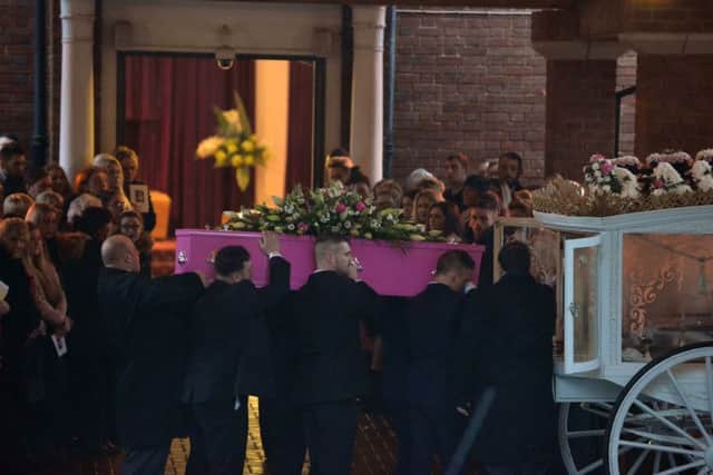 Funeral of Amber Rose Cliff