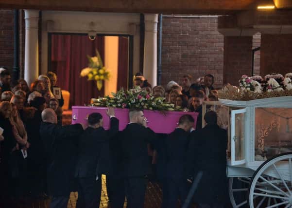 Funeral of Amber Rose Cliff