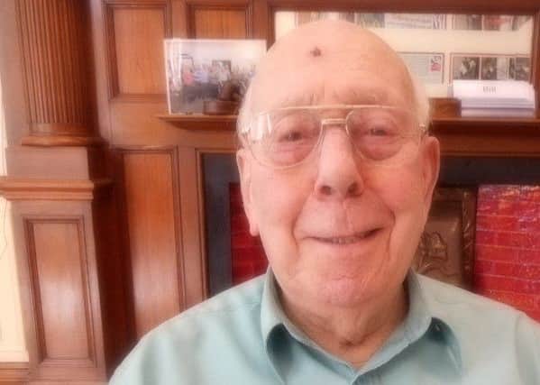 Dennis Taylor who has been getting support from Blind Veterans UK.