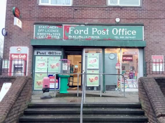 Ford Post Office was reopen for business today