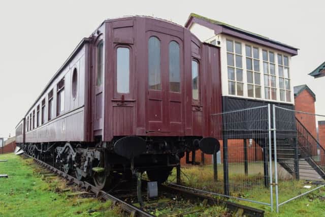 One of the carriages of the Pullman Lodge, previously used as a restaurant.