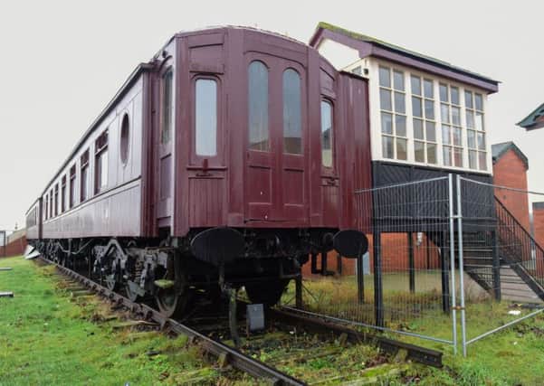 One of the carriages of the Pullman Lodge, previously used as a restaurant.