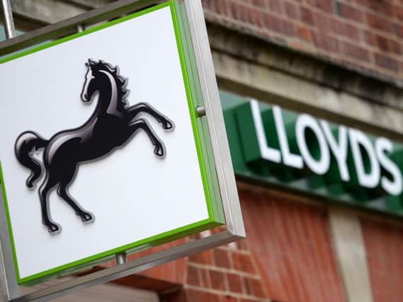 Banking giant Lloyds has been named the most inclusive employer in the country by the equality charity Stonewall. Pic: PA.