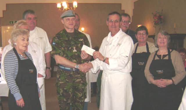 Member of Easington Luncheon Club, who raised money for Help the Heroes.