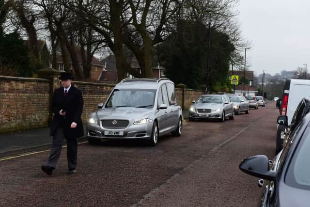 Funeral of Liam Rogerson at St. Michael's RC Church, Houghton.