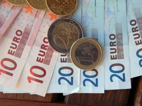 Euros are the most common currency to find stashed in a 'man drawer'.