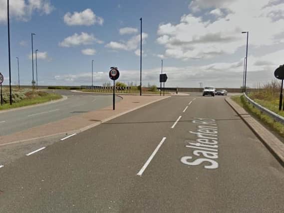 Roundabout off Ryhope Road, Sunderland. Copyright Google Maps.