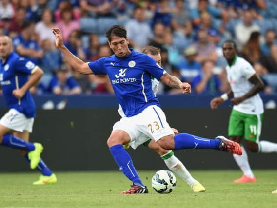 Leicester City striker Leonardo Ulloa