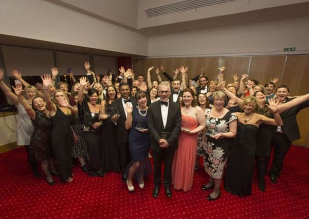 Award winners celebrate at last year's Sunderland Echo Health Awards at the Stadium of Light Picture: DAVID WOOD