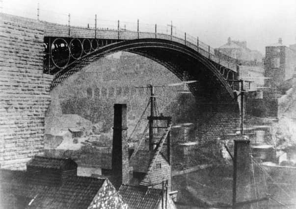 The Antiquarians rare photo of  Wearmouth Bridge before its alteration in 1858.