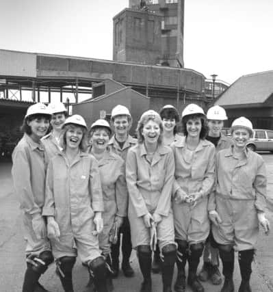 Members of the canteen team at Wearmouth Colliery, Sunderland.
