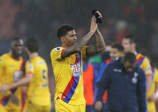 Patrick van Aanholt in his new Crystal Palace colours