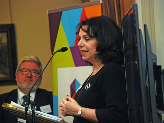 Sunderland Central MP Julie Elliott addresses the City of Culture 2021 bid event.