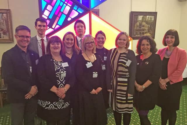 Members of Sunderland's City of Culture 2021 with MPs Julie Elliott and Bridget Phillipson, right, at the House of Commons event.