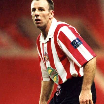 Kevin Ball in action for Sunderland Reserves v Port Vale Reserves in 1998