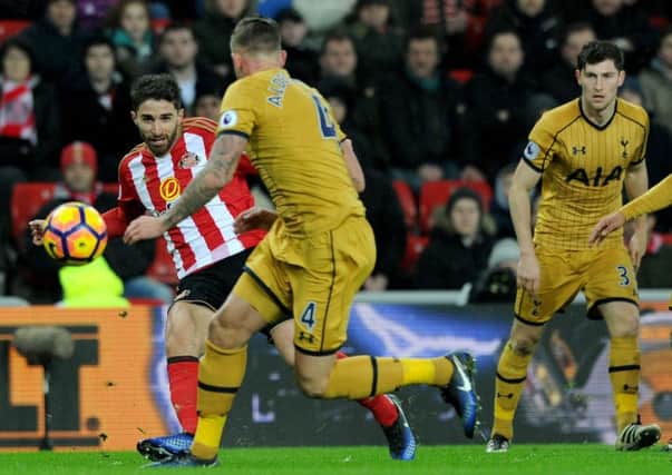 Fabio Borini had an off-night against Spurs, but Sunderland will surely rely on his workrate up front tomorrow, alongside Jermain Defoe