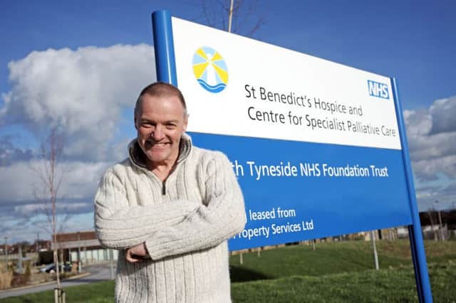 Marathon man Tony Allen, who raised Â£10,000 for St Benedict's Hospice in Sunderland by running a marathon a day for a month.