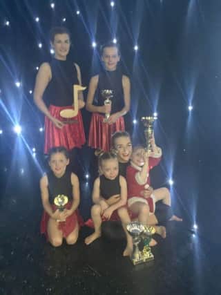 Lisa Clinton School of Dance trophy winners.