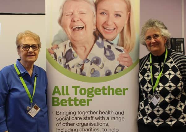 All Together Better community-based champions Margaret Overy, left, and Janet King.