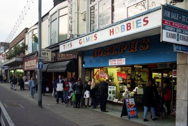Joseph's toy shop in Sunderland shortly before its closure.