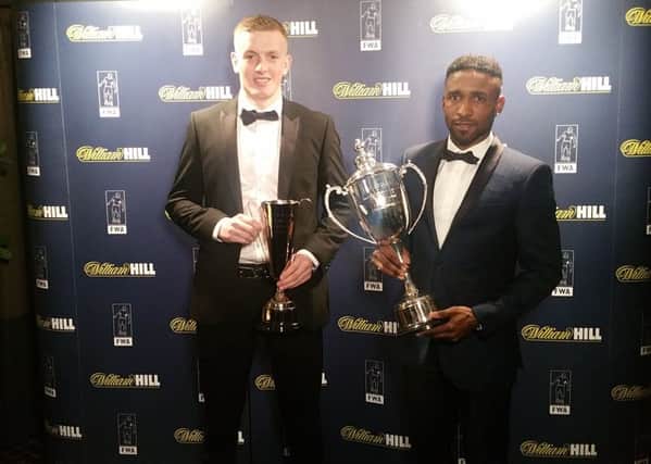 Sunderland stars: Young Player of the Year Jordan Pickford and Player of the Year Jermain Defoe pick up their awards at the North East Football Writers' annual presentation tonight.