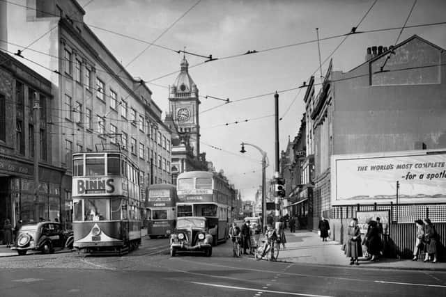 Fawcett Street  in the 1950s.