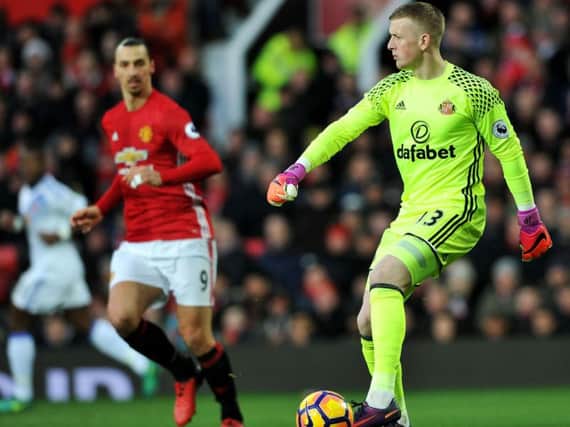Pickford has been out of action since playing at Old Trafford