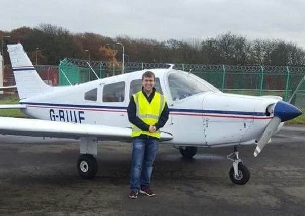 James Burgon has gained his private pilot licence.