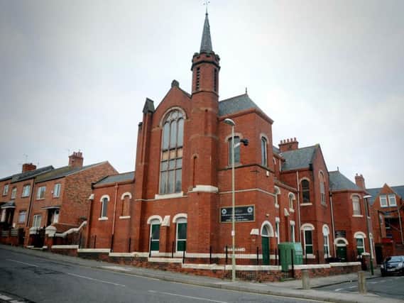 The mosque in Baring Street, South Shields, where the trouble began
