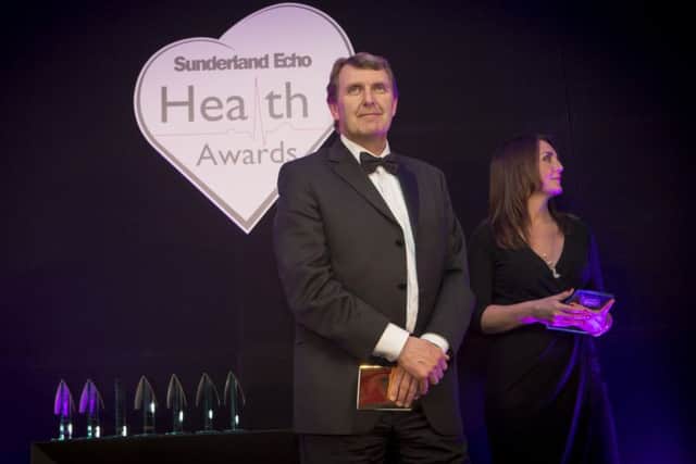 Ken Bremner, Chief Executive of South Tyneside and City Hospitals Sunderland NHS Foundation Trusts at last year's Best of Health Awards.