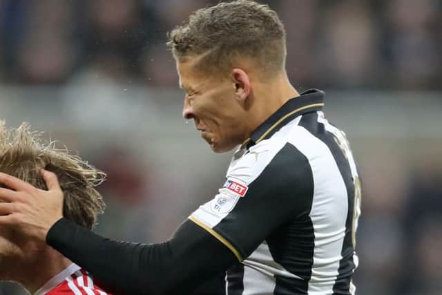Newcastle United's Dwight Gayle.