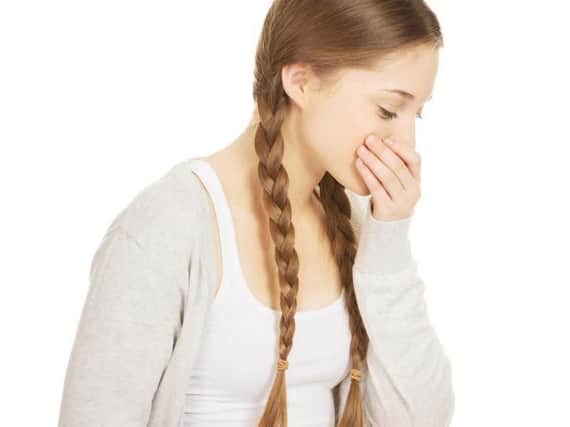 Shigellosis can lead to bouts of vomiting.