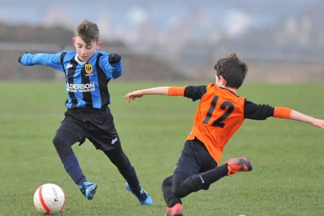 Action from the Russell Foster Youth League under 11s.
