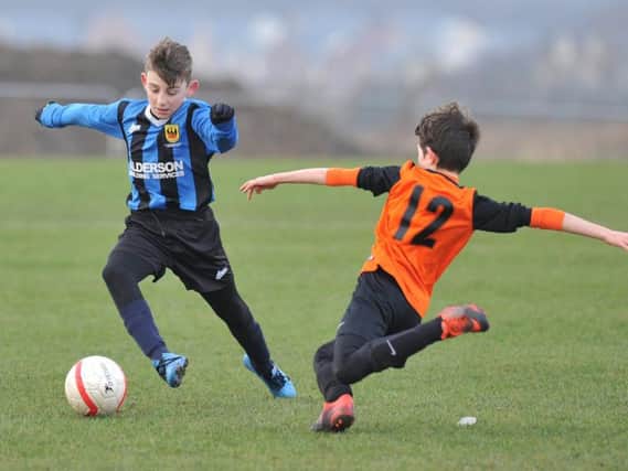 Action from the Russell Foster Youth League under 11s.