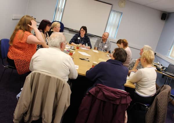 One of the sessions organised by Sunderland Carers' Centre on behalf of All Together Better.