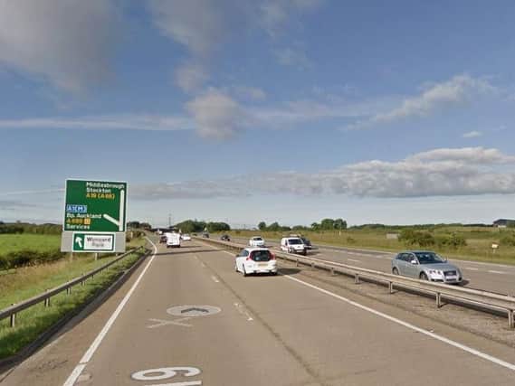 The incident happened on the A19 southbound near the A689 turn off. Image copyright Google Maps.