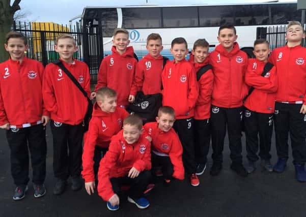 Sunderland Primary Schools Boys head off for their Sheffield adventure