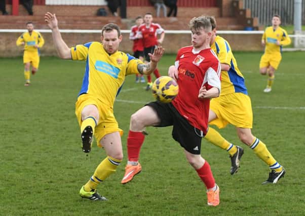 Sunderland RCA (red) take on Chester-le-Street at Meadow Park last weekend. Picture by Kevin Brady