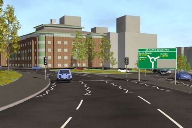 Visualisations of the dual carriageway which will be built as part of phase 3 of Sunderland's Strategic Transport Corridor (SSTC).
