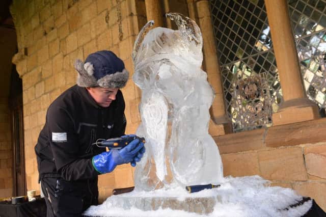 Durham's Fire and Ice festival ice sculpture
Glacial Art master carver Matt Chaloner