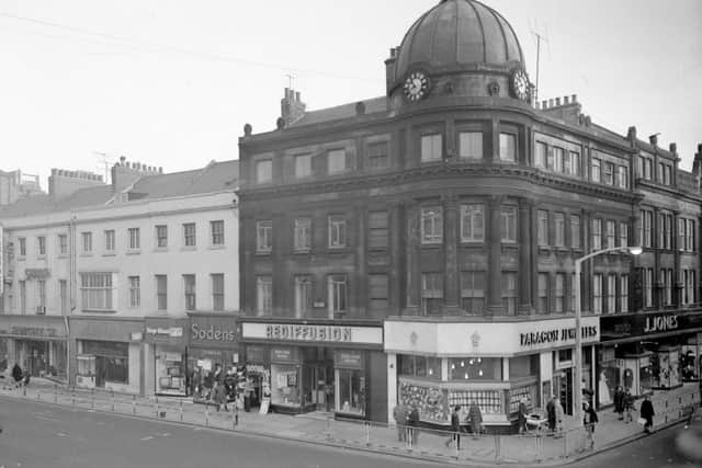 Mackie's Corner pictured in March 1961 in a photograph held by Sunderland Antiquarians.