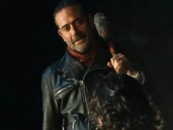 Jeffrey Dean Morgan as Negan in The Walking Dead.