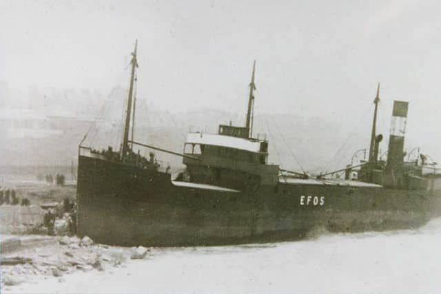The Efos stranded in 1927.