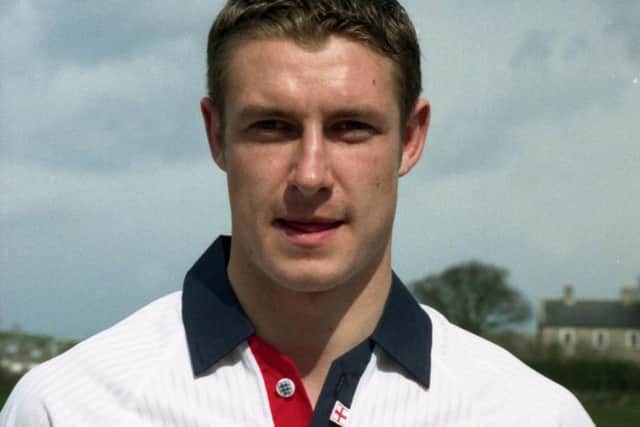 Former Sunderland defender Darren Holloway in his England B days.