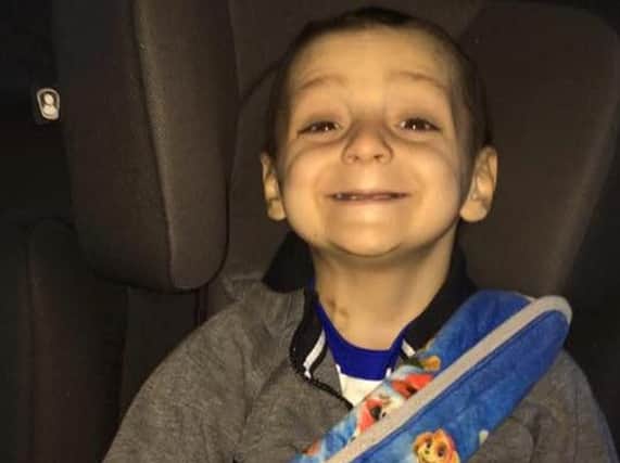 The latest picture of Bradley Lowery on the campaign Facebook page